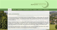 Desktop Screenshot of genossenschaft-aufwind.de